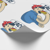 リヴェーター・タコ・チンコ・デ・マヨをロージー ラッピングペーパー (角)