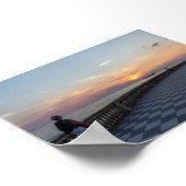 リヴォルノの夕日 ポスター (角)