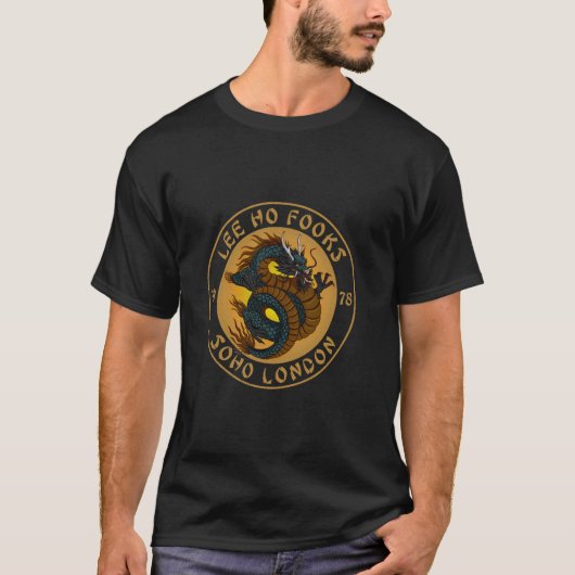 リーおもしろいホフークスレスト中国のランデザイン Tシャツ (正面)