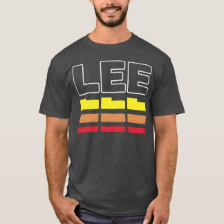 リーという名前にピッタリのヴィンテージ風の夕焼けのデザイン リー女子 Tシャツ