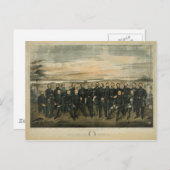 リーとアメリカ・パターソンによる将軍（1904年） ポストカード (正面/裏面)