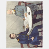 リーとグラントでアポマトックス・コート・ハウス フリースブランケット (正面)