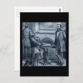 リーのアポマトックス1865ヴィンテージでの降伏 ポストカード (正面/裏面)