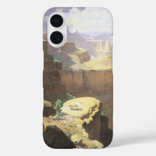 リーのヴィンテージアメリカ西部芸術、グランドキャニオン iPhone 16ケース