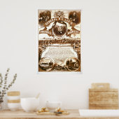 リーの別れの住所1865 ポスター (キッチン)