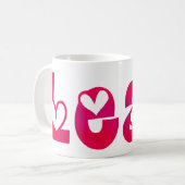リーインハート コーヒーマグカップ (正面左)