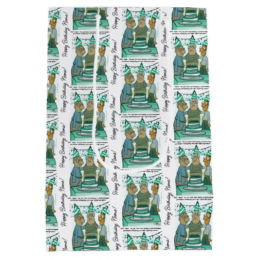 リーウェイ抱き枕 ミディアムペーパーバッグ (裏面)