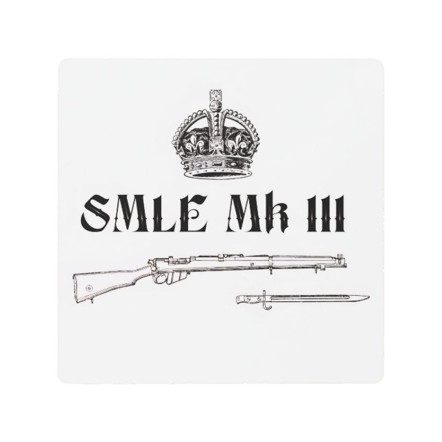 リーエンフィールドSMLE MkIII メタルプリント (正面)