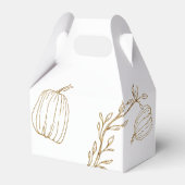 リーカボチャ赤ちゃんシャワー特典ボックス フェイバーボックス (裏面サイド)