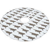 リーガルの角トカゲ漫画イラストレーション ブラッシュドポリエステルツリースカート (アングル)