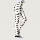 リーガルの角トカゲ漫画イラストレーション レギンス (右)