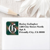 リーガルアイリッシュクランガラガータータンチェックモノグラム ラベル (インサイチュ)