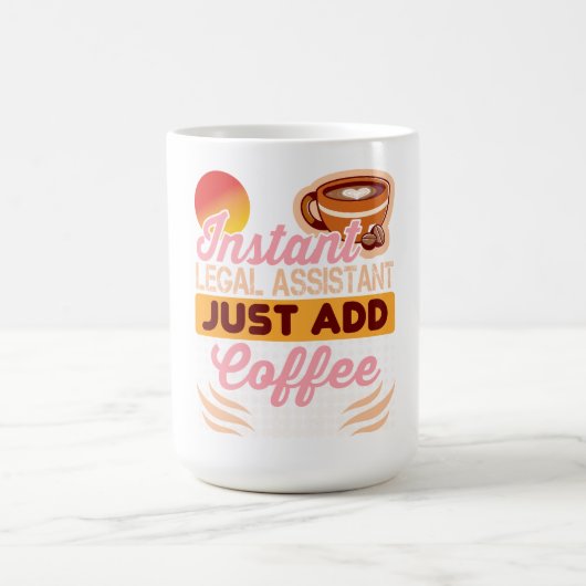 リーガルアシスタント 大きいコーヒーマグ 15oz コーヒーマグカップ (中央)