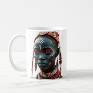 リーガルアフリカトリバル美しいマグ 非中心の コーヒーマグカップ