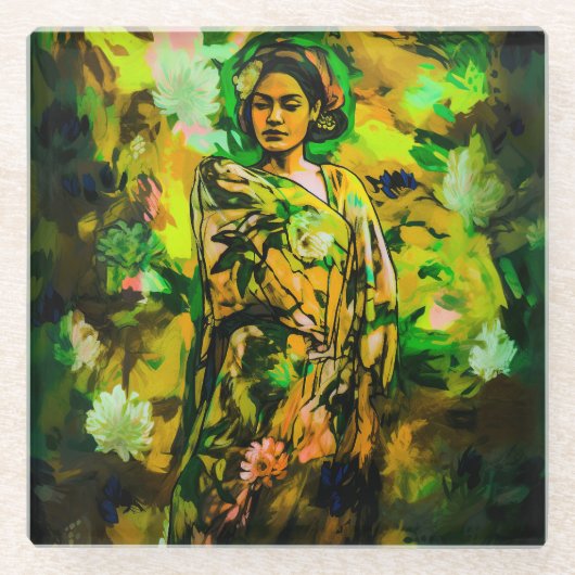 リーガルウーマン ガラスコースター (正面)