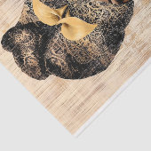 リーガルウーマン、金ゴールド&ブラックターバンDH7Rデコページ 薄葉紙 (詳細)