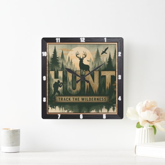 リーガルエルクミスティウォーター スクエア壁時計 (ホーム)