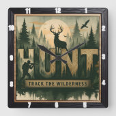 リーガルエルクミスティウォーター スクエア壁時計 (正面)