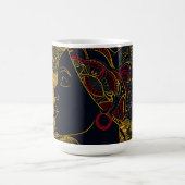 リーガルエレガンス：アフリカ系アメリカ人クイーン コーヒーマグカップ (中央)