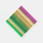 "リーガルエレガンス：グリーン&金ゴールド紙"? スタンダードランチョンナプキン (角)