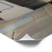 リーガルカニネルネッサンスドッグポートレートデジタルアート ポスター (コーナー)