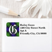 リーガルクランガンタータンチェックモノグラム ラベル (インサイチュ)