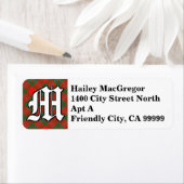 リーガルクラングレゴールマクレガータータンチェックモノグラム ラベル (インサイチュ)