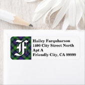 リーガルクランファルカーソンタータンチェックモノグラム ラベル (インサイチュ)