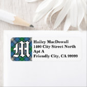 リーガルクランマクドウォールタータンチェックモノグラム ラベル (インサイチュ)