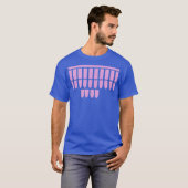リーガルグリンス 法廷速記者 ピンクステノキーボード Tシャツ (正面フル)