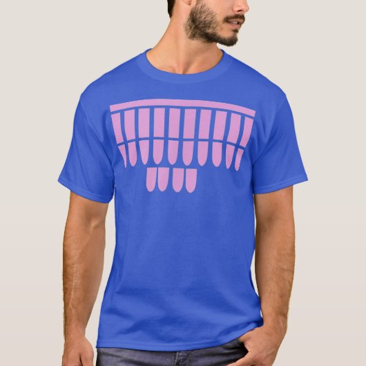 リーガルグリンス 法廷速記者 ピンクステノキーボード Tシャツ (正面)