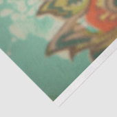 リーガルグリーンヴィンテージフローラ孔雀スパイダーアート 薄葉紙 (詳細)