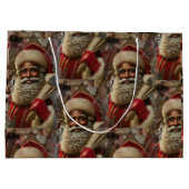 リーガルサンタとトナカイ ラージペーパーバッグ (裏面)