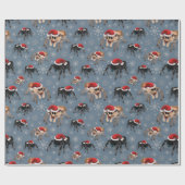 リーガルジャンピングスパイダーフィディパスレジウスホリデーアイス ラッピングペーパー (フラット)