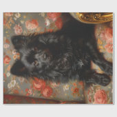 リーガルスキッパークドッグヴィンテージデコページ ラッピングペーパー (フラット)