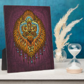 リーガルスピリットライオン | トライバル華美マンダラロール フォトプラーク (側面)