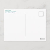 リーガルターコイズと金ゴールド《写真》ぼけ味灯 ポストカード (裏面)