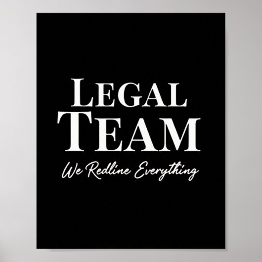 リーガルチーム – We Readline Everiting ポスター (正面)