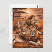 リーガルトリオ休息自然 ポストカード (正面/裏面)