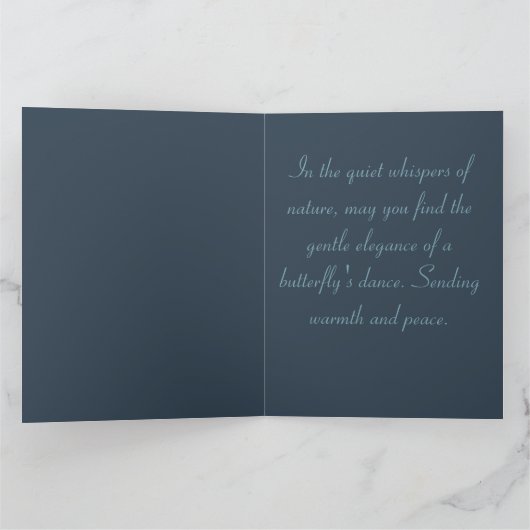 リーガルバタフライアンディストウィリアム・モリスフローラ カード (内部)