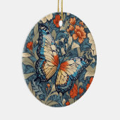 リーガルバタフライアンディストウィリアム・モリスフローラ セラミックオーナメント (右)