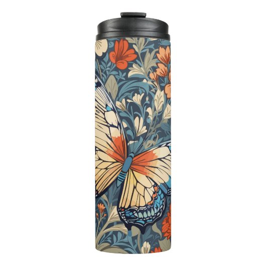 リーガルバタフライアンディストウィリアム・モリスフローラ タンブラー (正面)