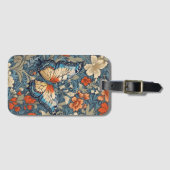 リーガルバタフライアンディストウィリアム・モリスフローラ ラゲッジタグ (正面横)