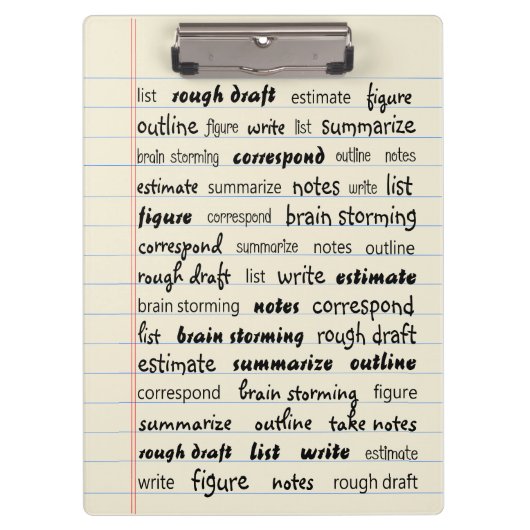 リーガルパッドのクリップボード クリップボード (正面)