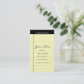 リーガルパッドの名刺 名刺 (スタンド正面)