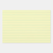 リーガルパッドの折り返し紙 ラッピングペーパーシート (正面2)