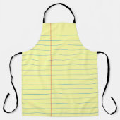 リーガルパッドパターン エプロン (正面)