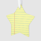 リーガルパッドパターン オーナメント (正面)