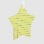 リーガルパッドパターン オーナメント (正面)