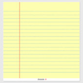 リーガルパッドパターン シール (シート)